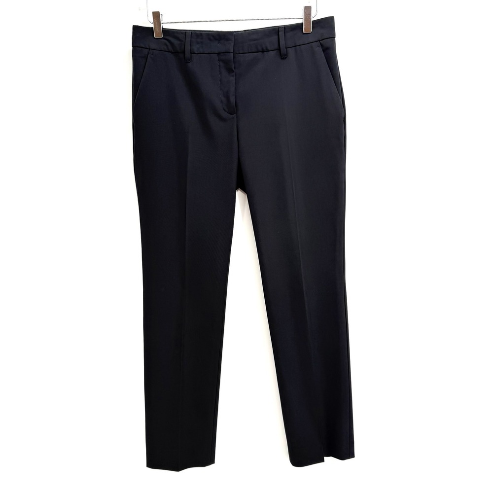 Prada Black Ankle Dress Pants Womens Size 42 Waist 32" Tapered Trousers
